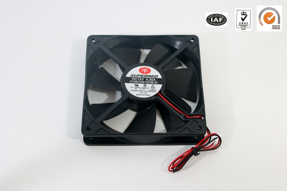 120x120x38mm DC Computer Fan Lead Wire AWG26 Signal Output Option For Cooling CPU