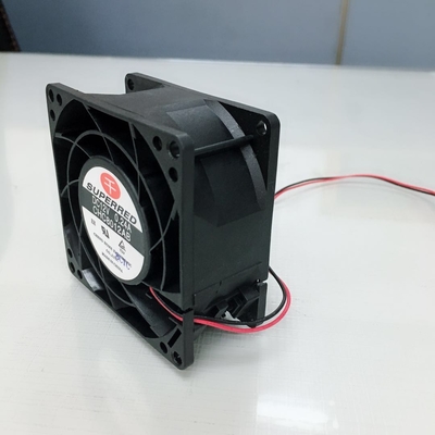 24V Plastic PBT DC Computer Fan Signal Output Weight 26g / 7.5g Etc.