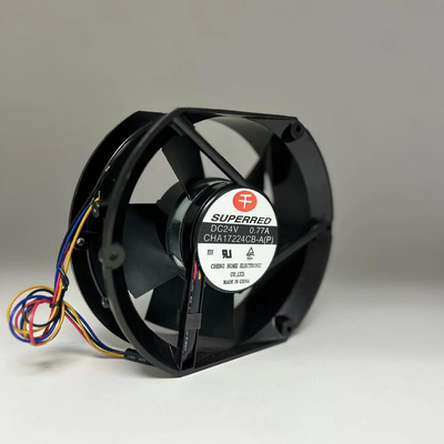 Frame Plastic 12V DC Brushless Fan 120mm With Signal Output Lead Wire AWG26