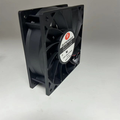 Customized 120 X 120 X 38mm DC Cooling Fan Black Plastic PBT 94V0 Frame