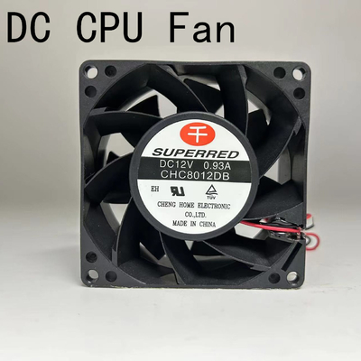 Plastic PBT CPU DC Fan Ball Bearing / Sleeve Bearing 2.4W CPU Cooling Fan