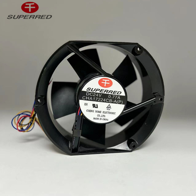 Plastic PBT 94V0 DC Computer Fan 25dBA Low Noise 35000 Hours Life