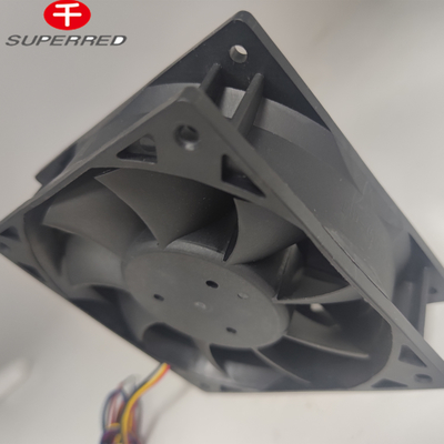80 X 80 X 25mm 12V DC Computer Fan With Dimensions And Optional Signal Output