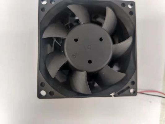 80x80x38mm DC Axial Cooling Fan High Speed With AWG26 Lead Wire