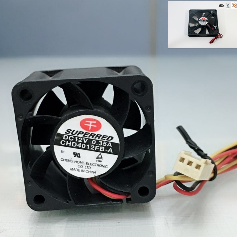 48V DC Cooling Fan With Plastic PBT 94V0 Frame / AWG26 Lead Wire