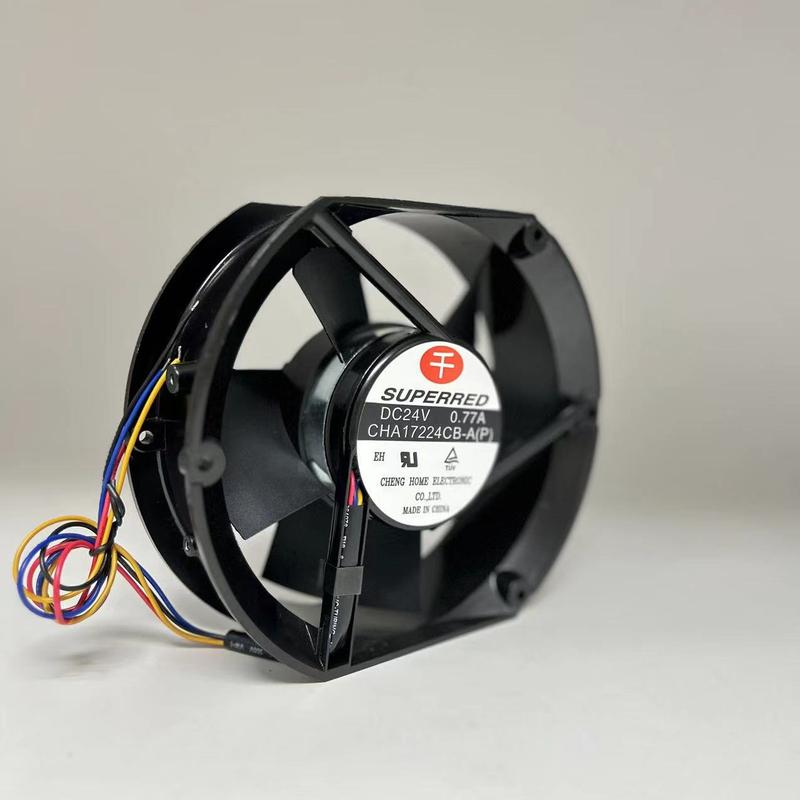 Plastic PBT 94V0 Frame DC Cooling Fan 1700-3600 RPM 150g Weight