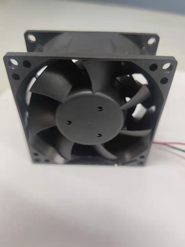 80x80x38mm DC Axial Cooling Fan High Speed With AWG26 Lead Wire